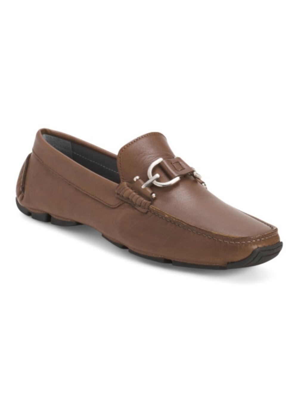 DONALD PLINER Men's Made In Italy Leather Dacio Loafers With Metal Bit